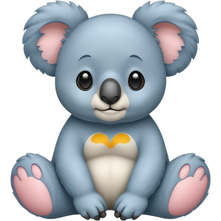 Blue koala bear emoji