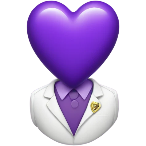 purple heart  emoji