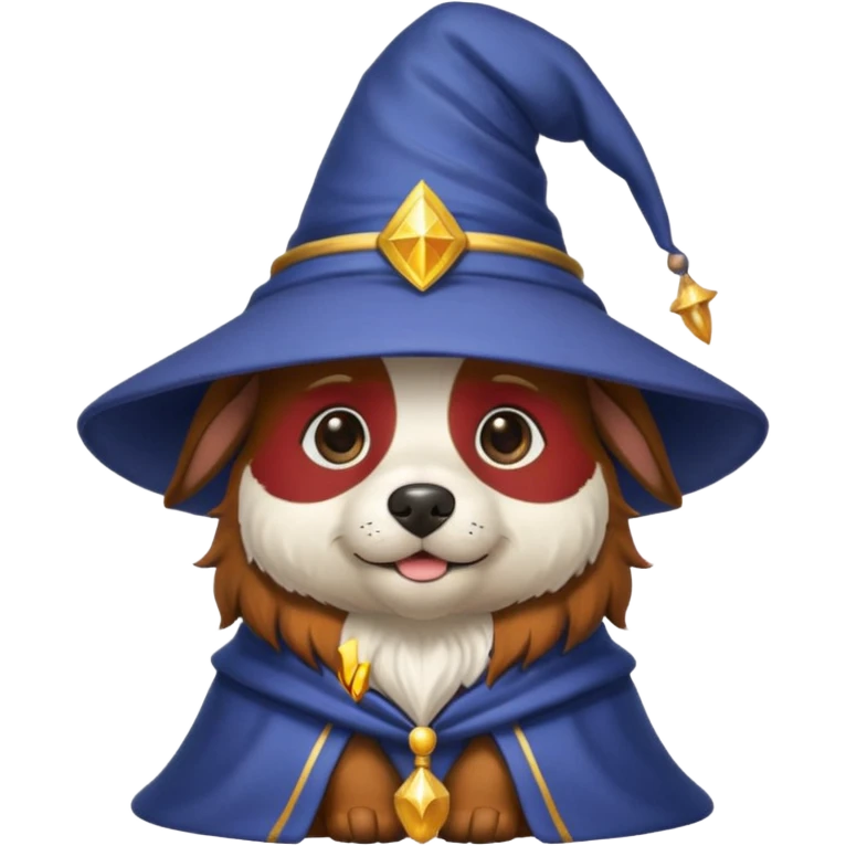 Dog wizard emoji