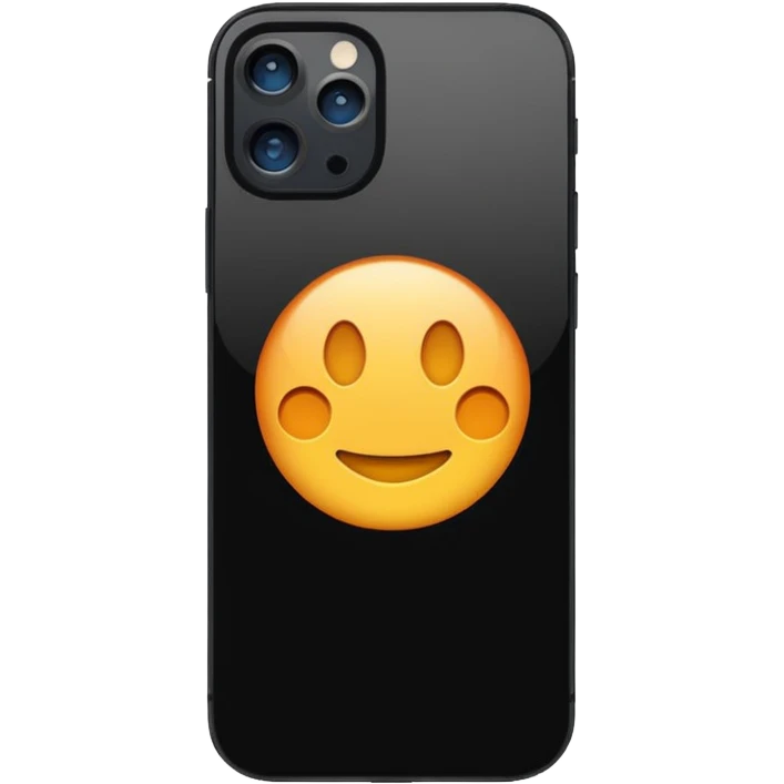 iPhone negro 13 emoji