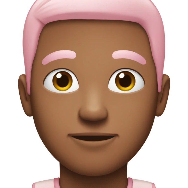 A pastel pink emoji emoji