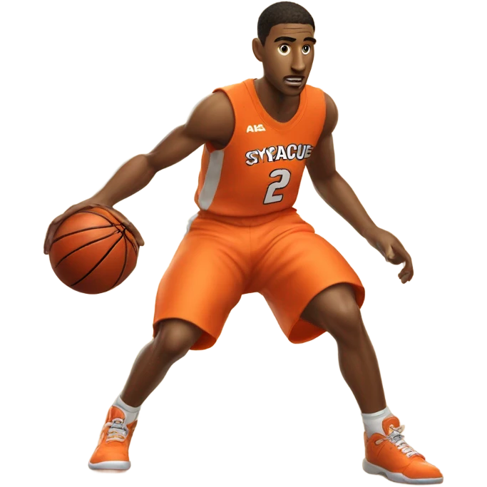 Syracuse College Basketball Player emoji