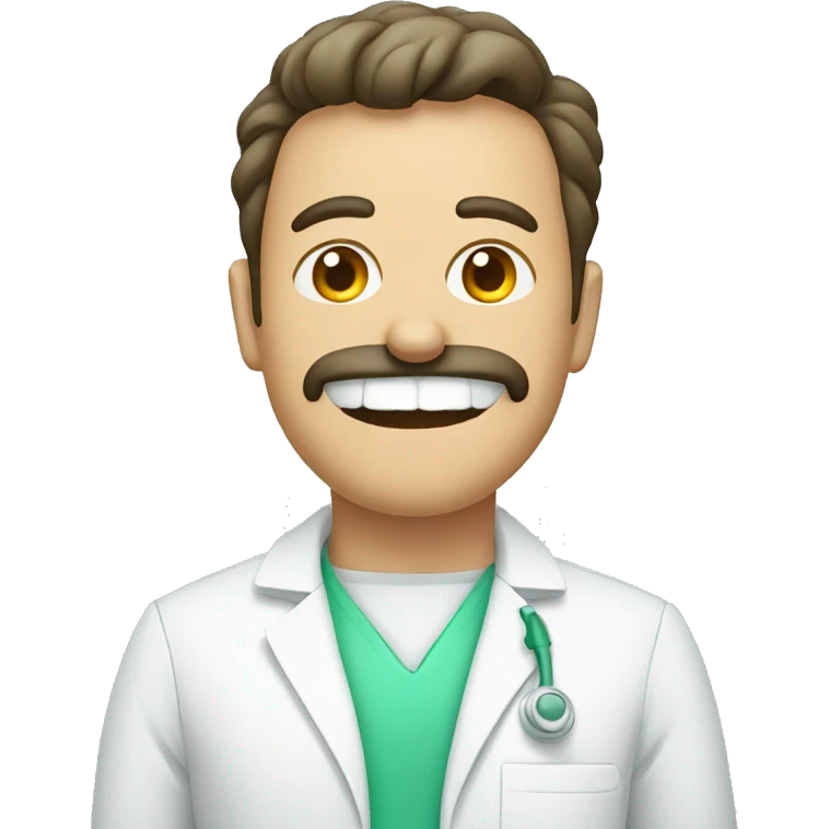 dentista pensativa emoji