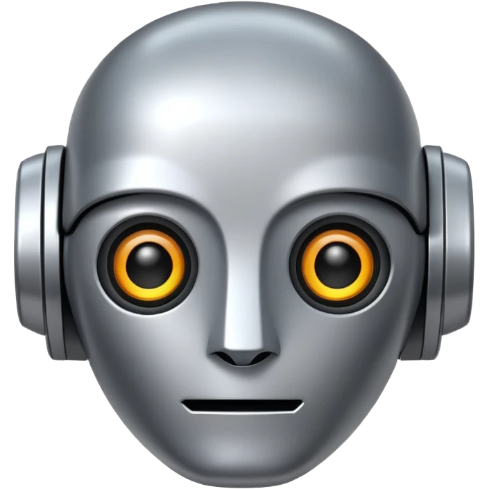 robot face emoji