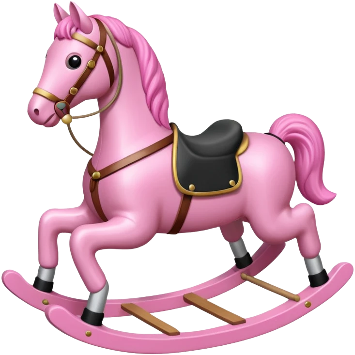 pink Rocking Horse emoji