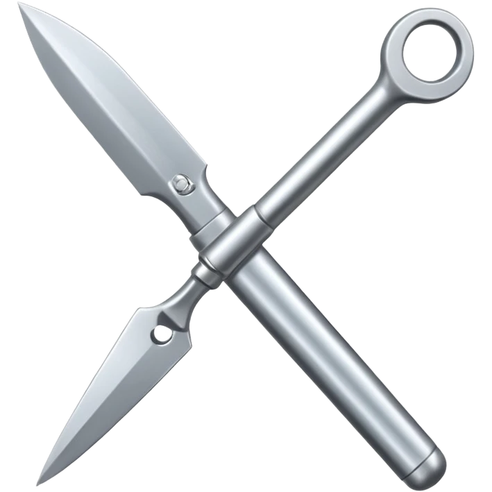 generate me a metalic cutter emoji