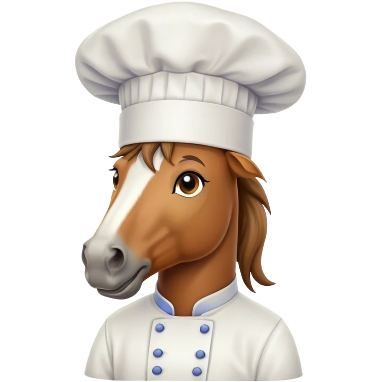 horse with chef hat emoji