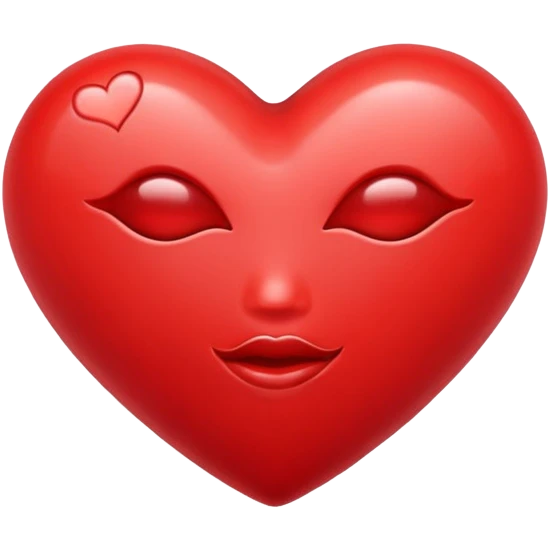 Heart with kisses emoji