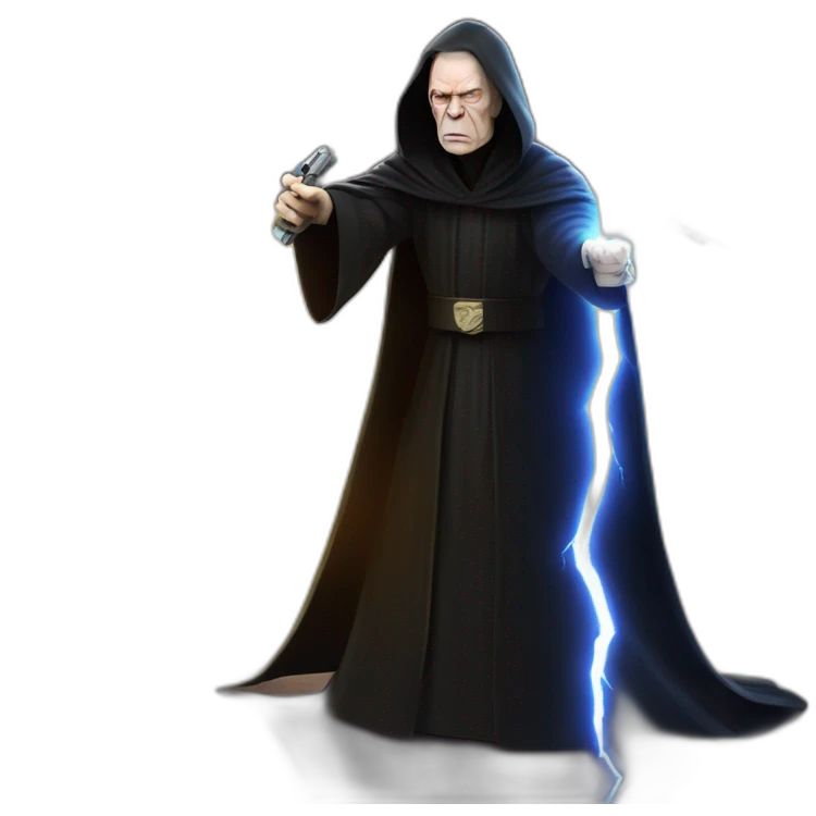 emperor palpatine shooting lightning emoji