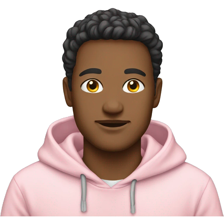 Light pink hoodie emoji