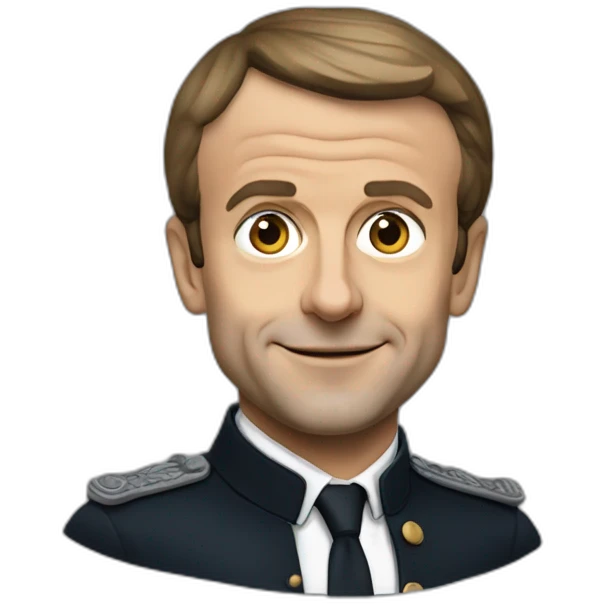 Emmanuel Macron de la cité  emoji