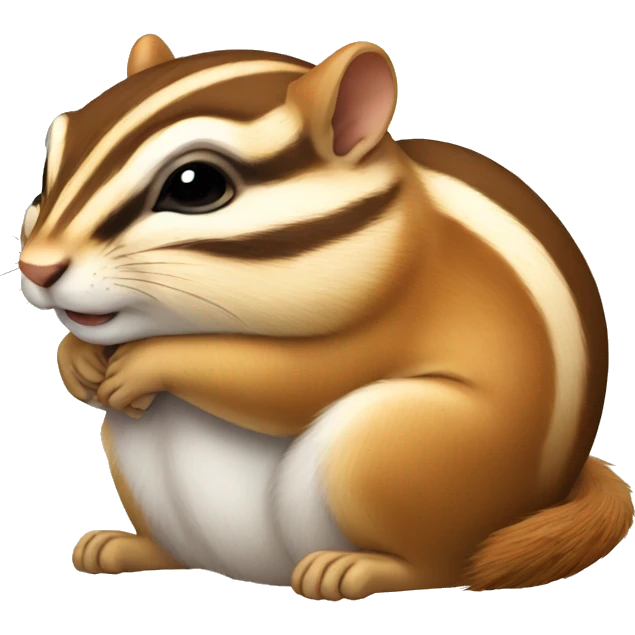 Sleeping chipmunk emoji