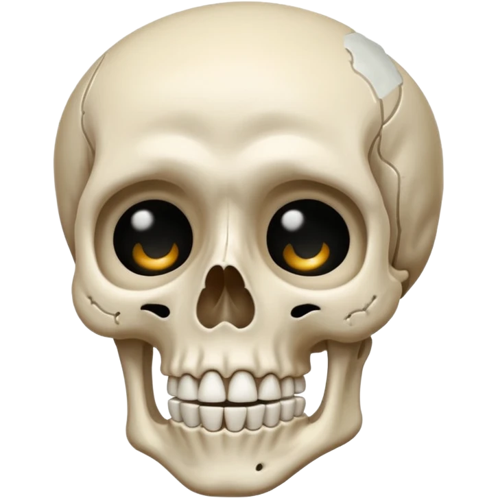Squelette qui pleure emoji