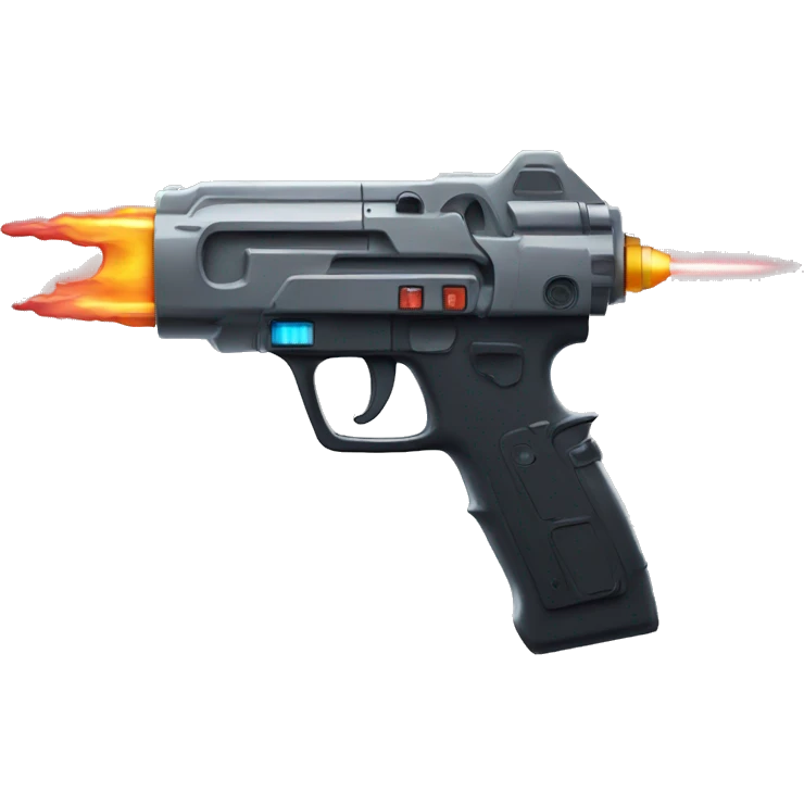 Laser gun  emoji
