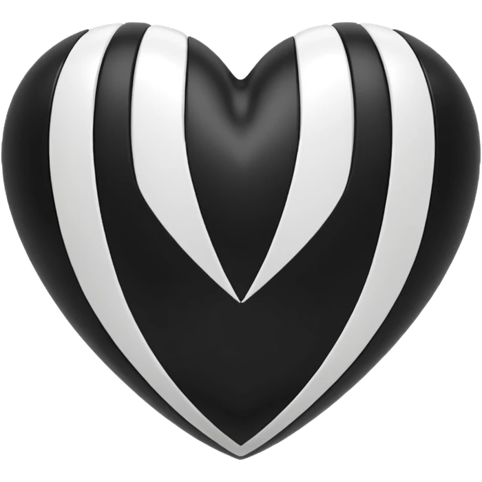 Adidas white stripes black heart emoji