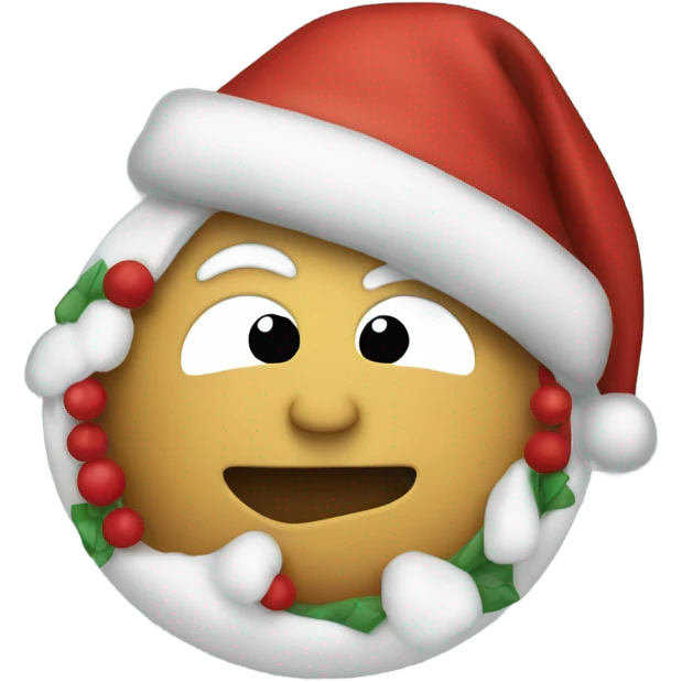 Traditional Christmas ornanment emoji