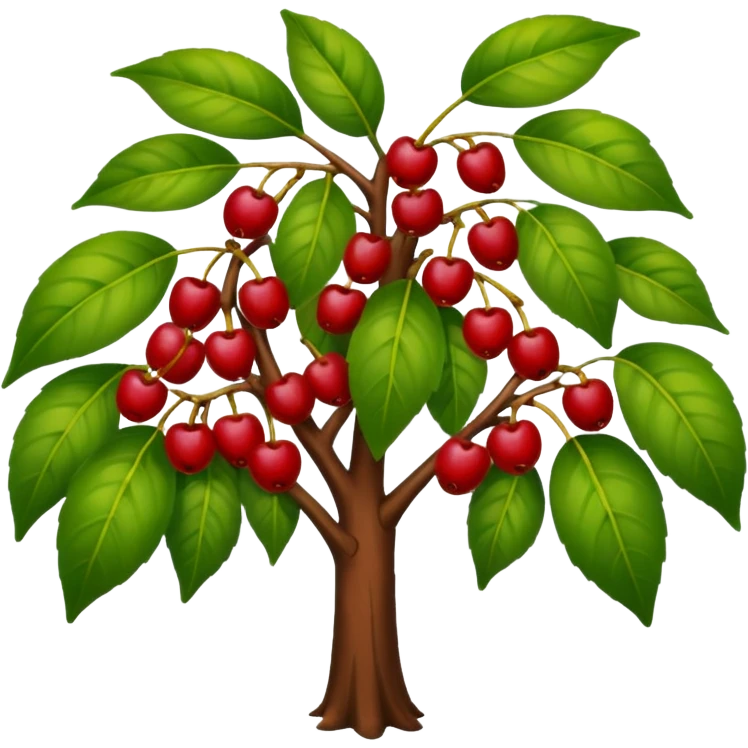 Coffee tree emoji