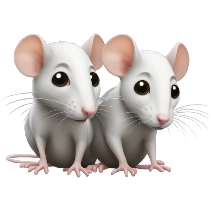 Two rats emoji