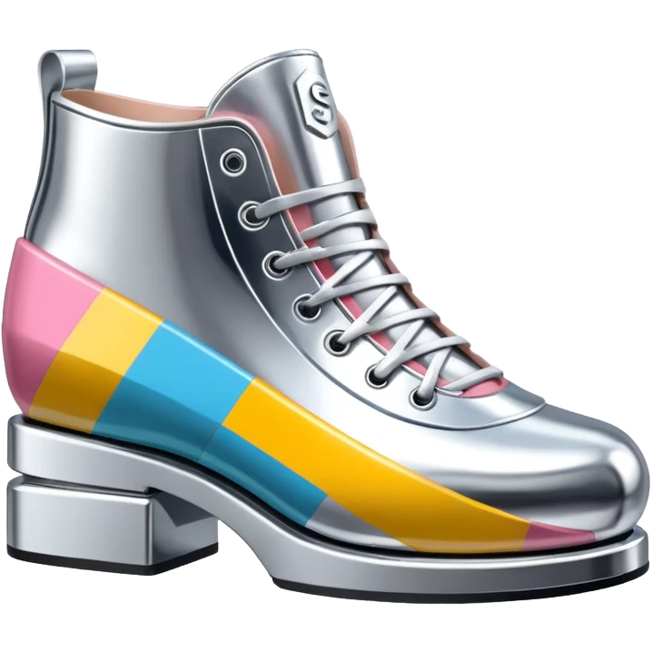 thierry mugler style spam can shoe sculpture  emoji