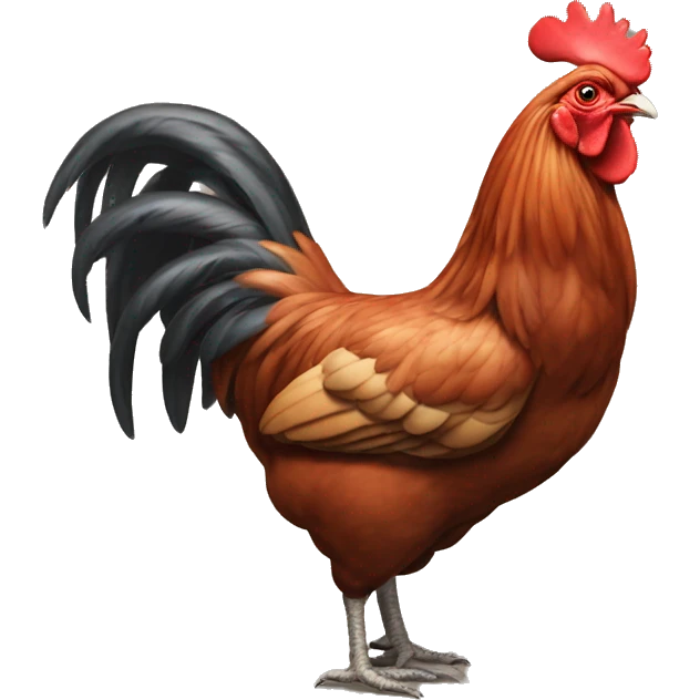 Coq malin emoji