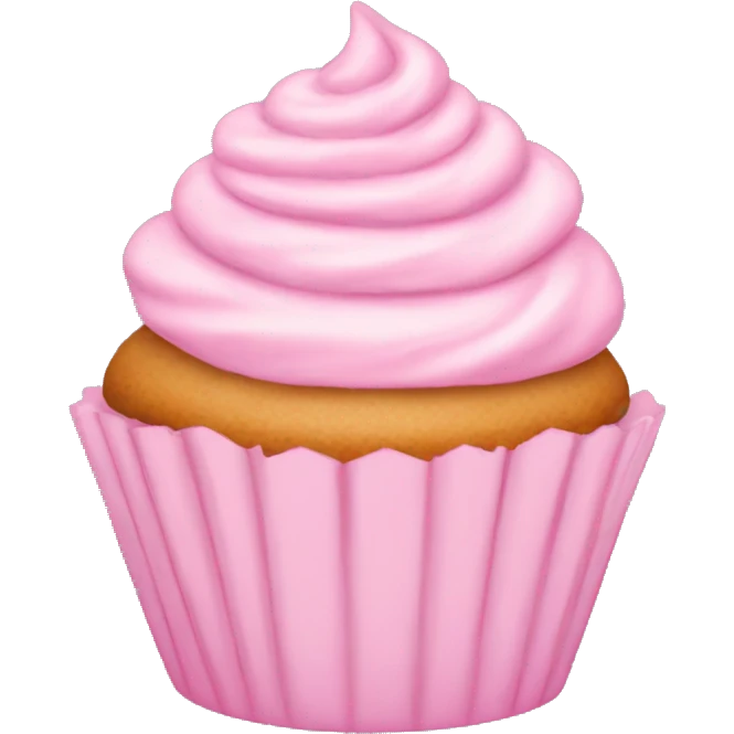 pastel pink cupcake  emoji