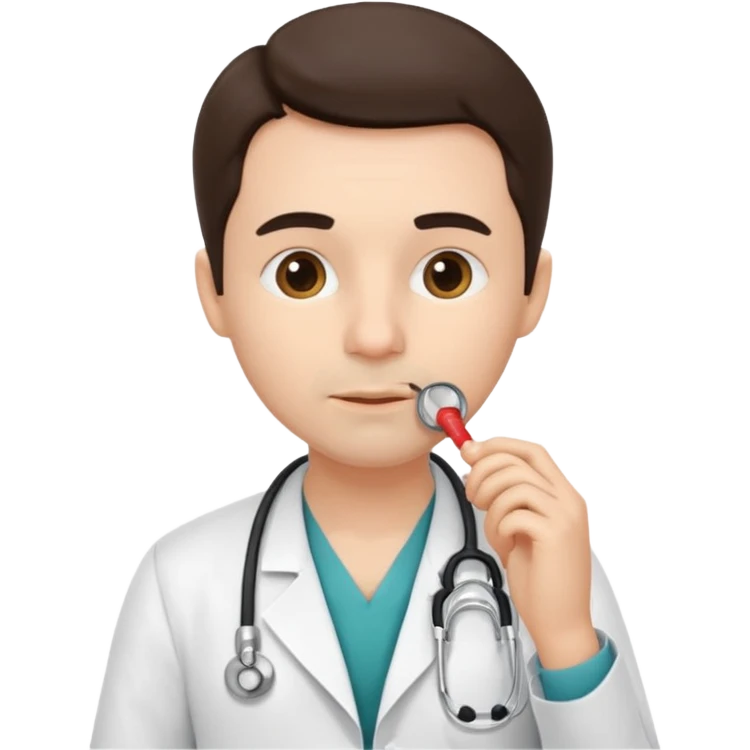 doctor shushing emoji