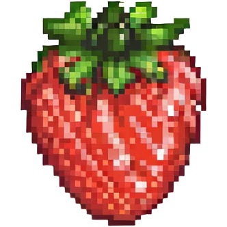 red strawberry emoji