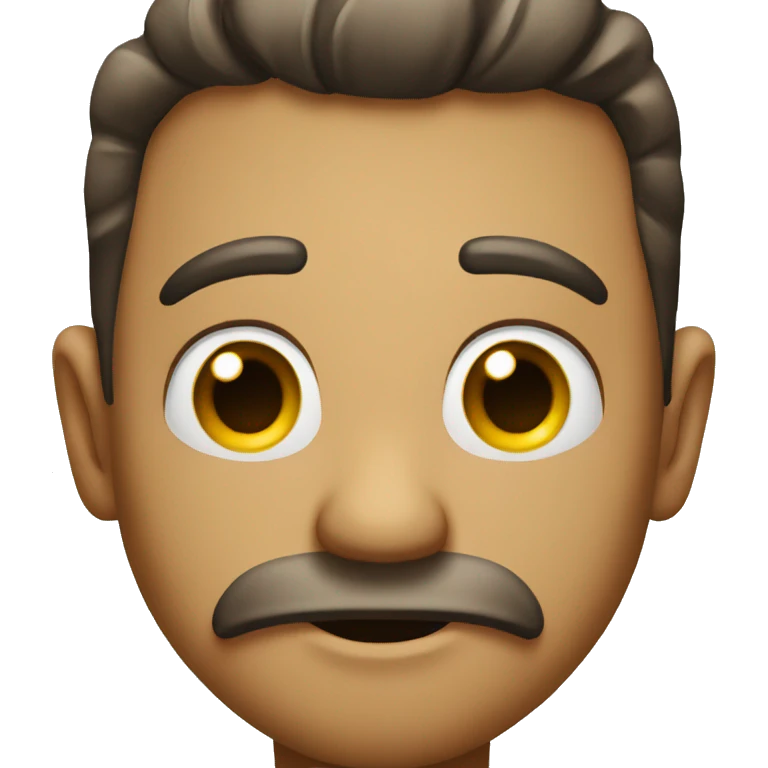 Dumb looking face emoji