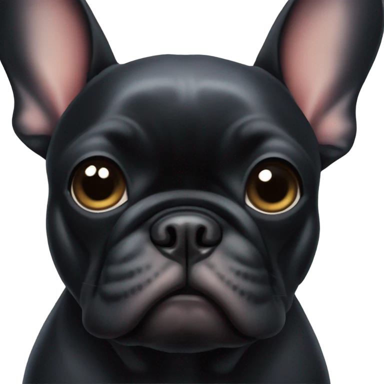 black frenchie  emoji