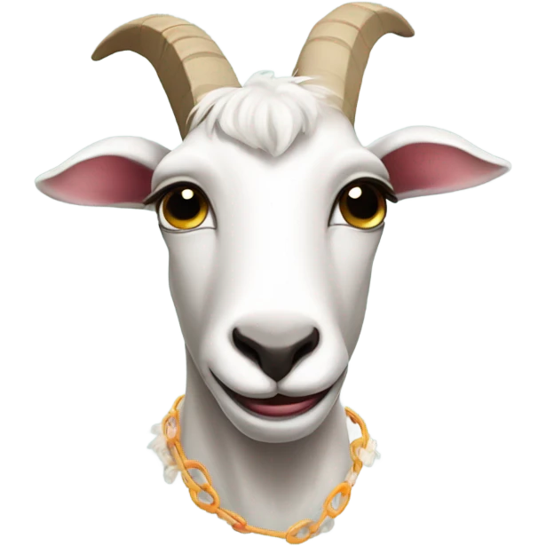 Goat in bikini emoji