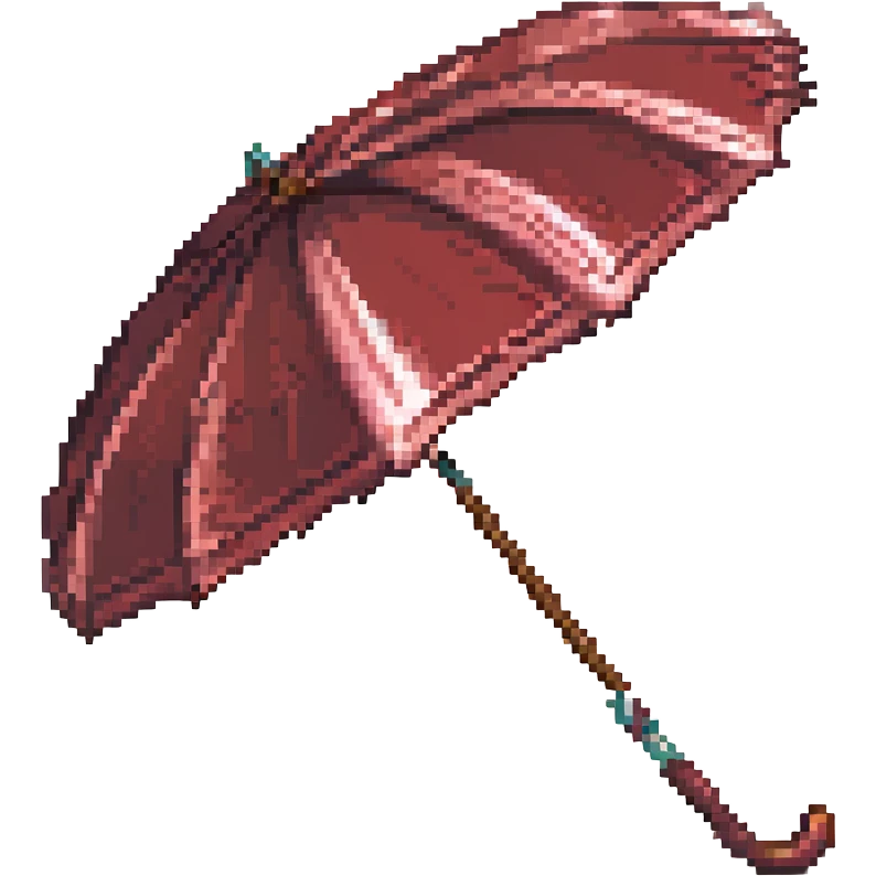 burgundy umbrella emoji