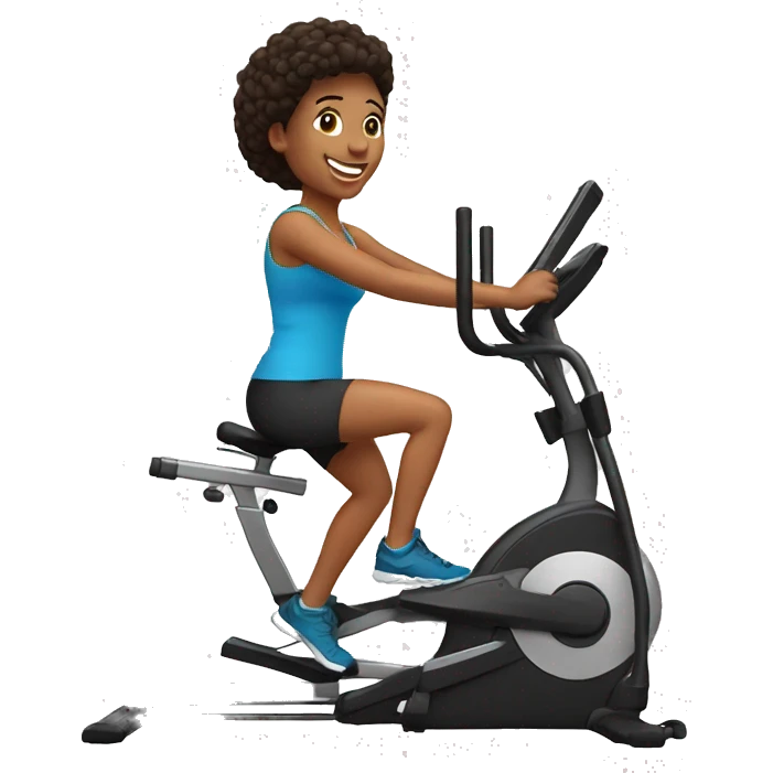cross trainer happy user emoji