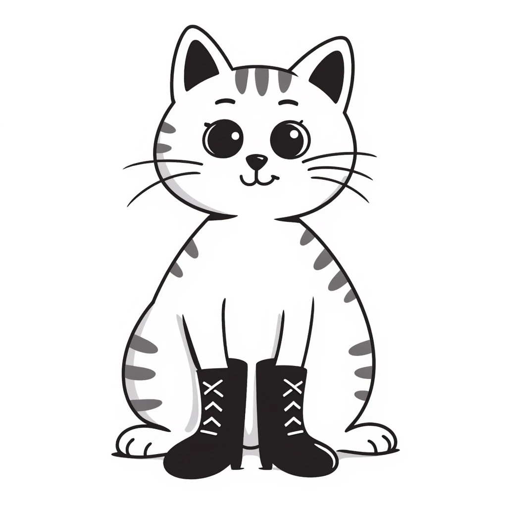 A cat wearing boots emoji