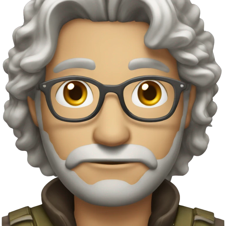 Мужчина в перевернутых очках emoji