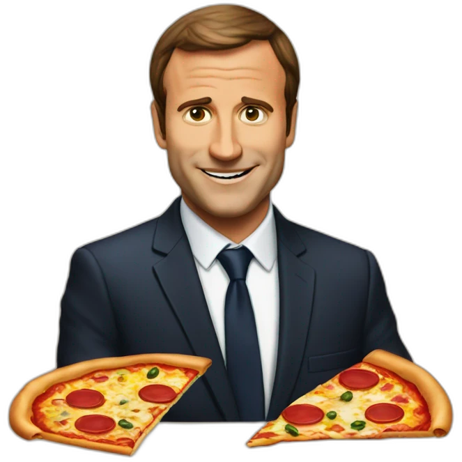 Pizza Macron  emoji