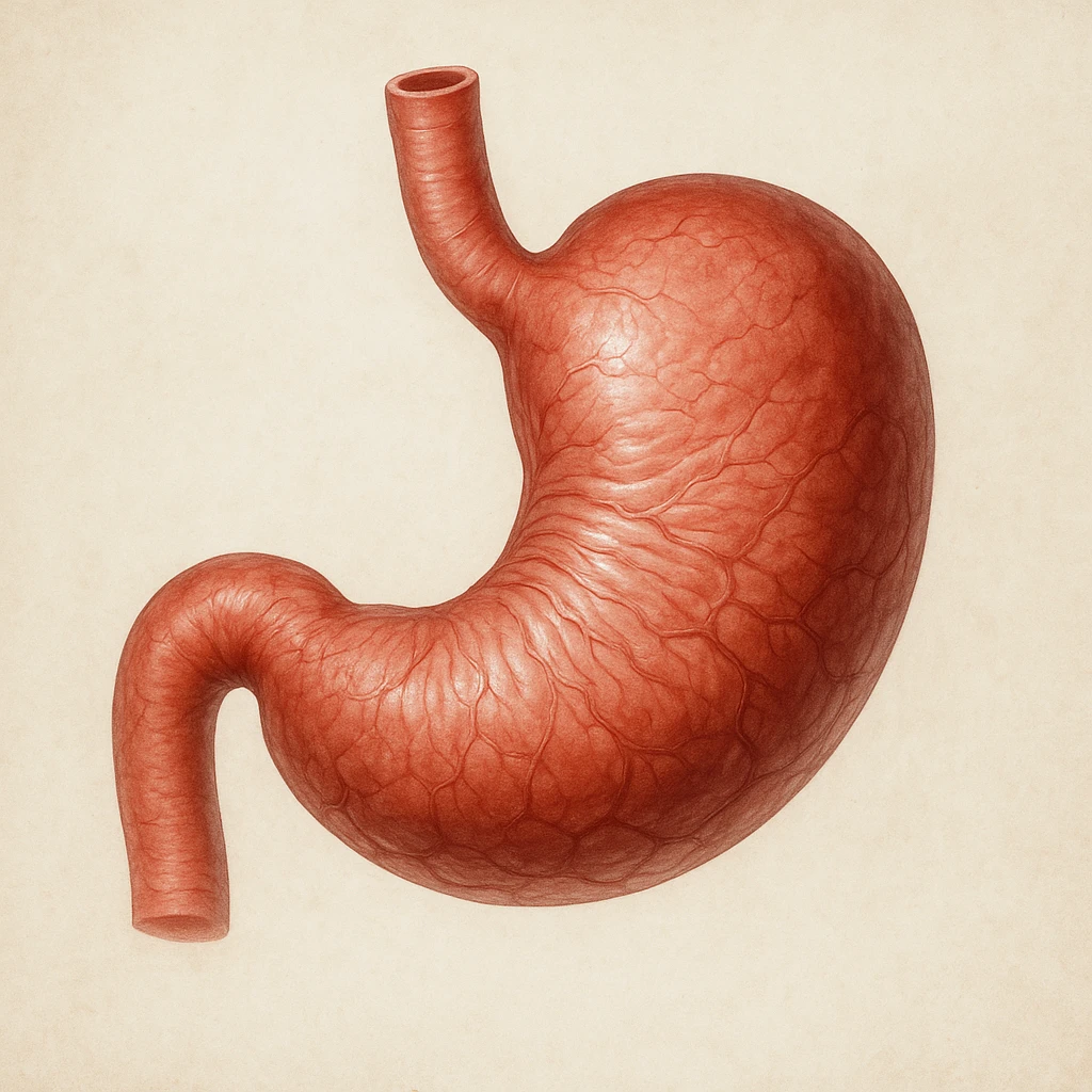 realistic anatomical stomach illustration emoji