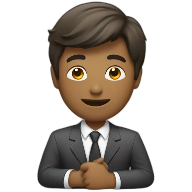 sales person closing a deal emoji