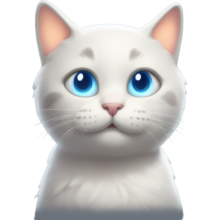 kitty glowing eyes pleading emoji
