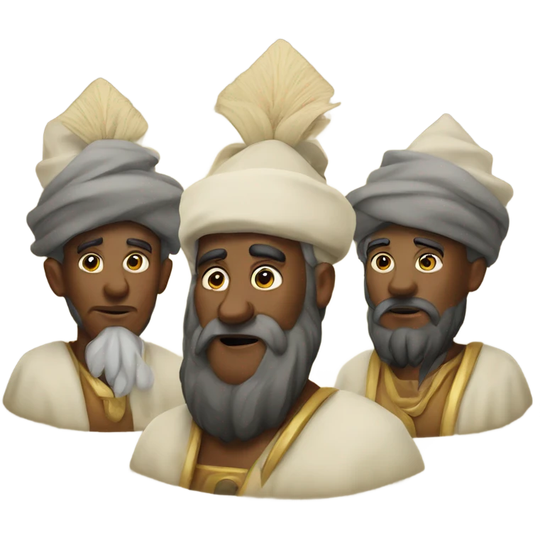 Three wise men emoji
