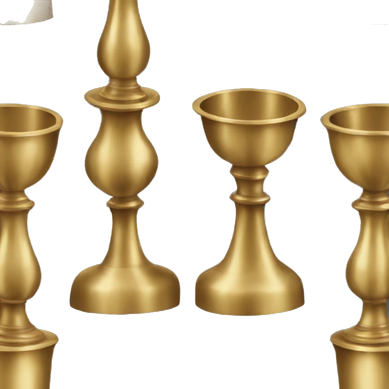 brass vintage candlestick emoji
