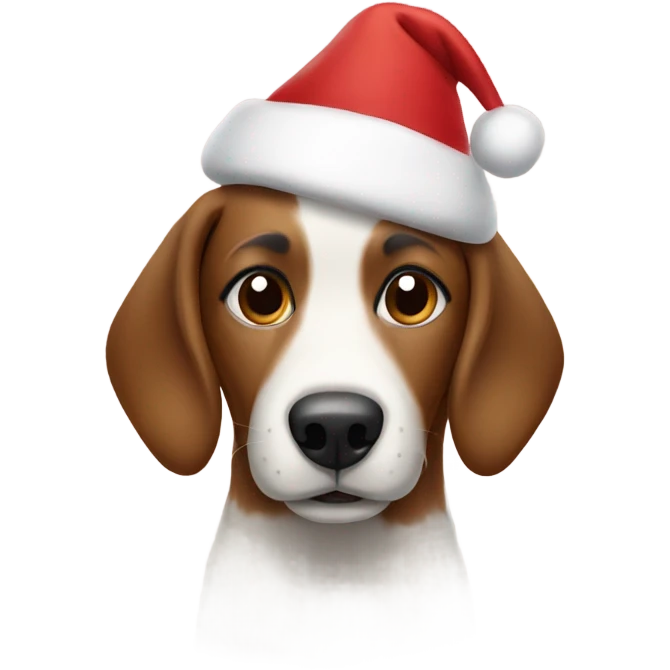 christmas dog emoji