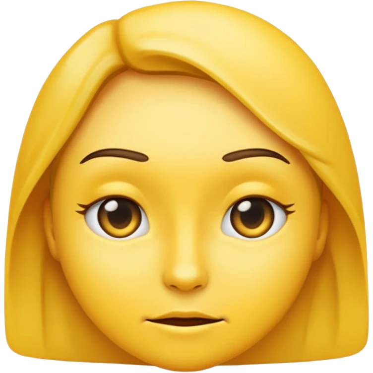 Emoji giving side eye emoji