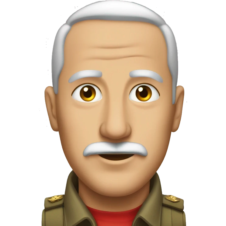 Türkiye bayrağı tutan bir asker emoji