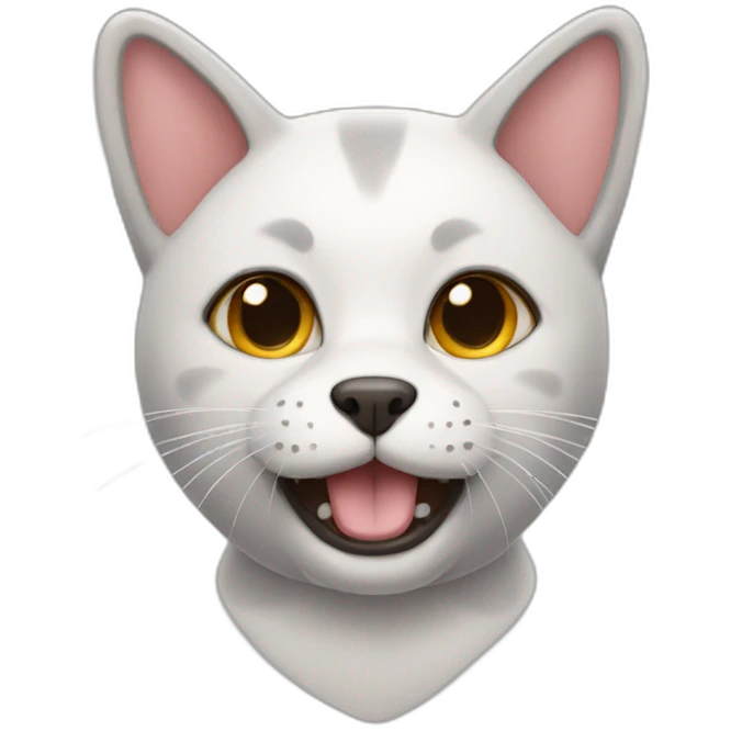 cat wearing a dog costume emoji