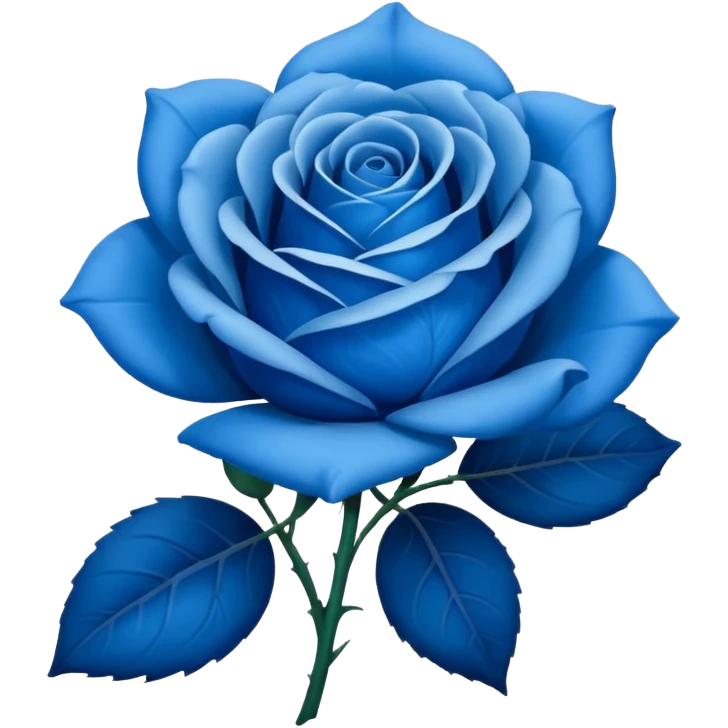Rosa azul  emoji