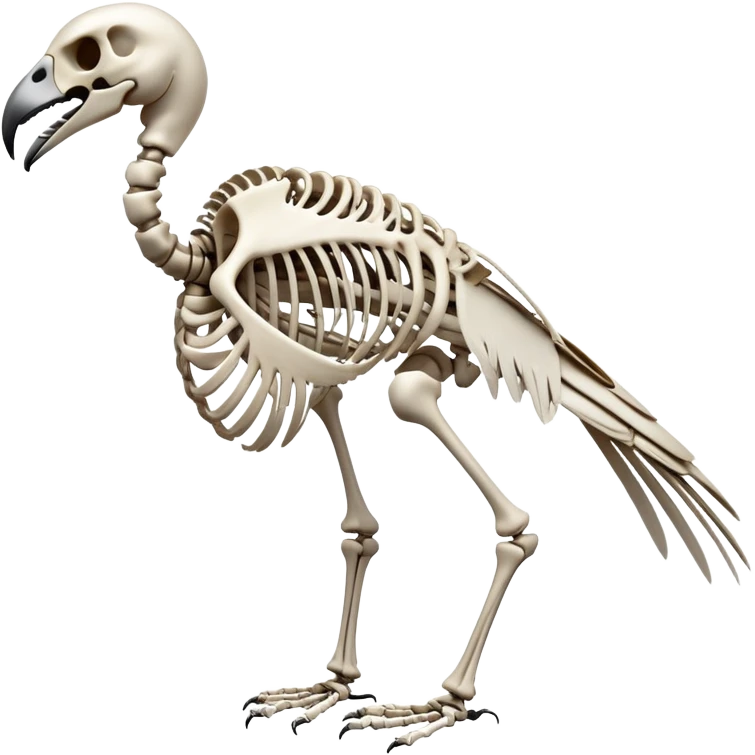 A bird skeleton emoji