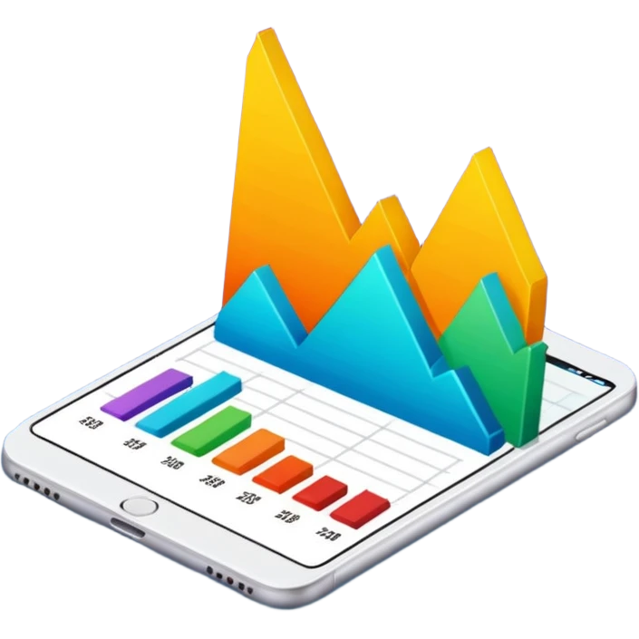 data charts and graphs emoji