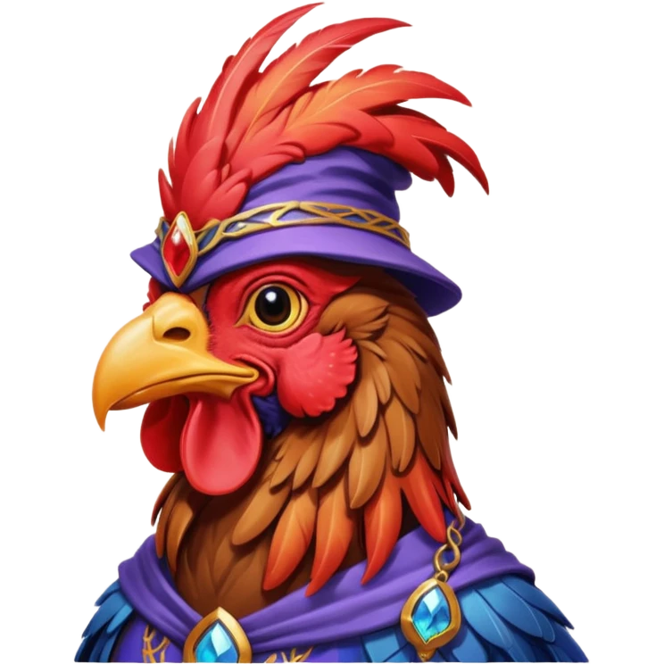 خروس جادوگر emoji