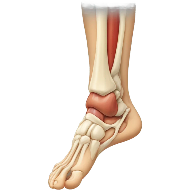 Foot with legs emoji