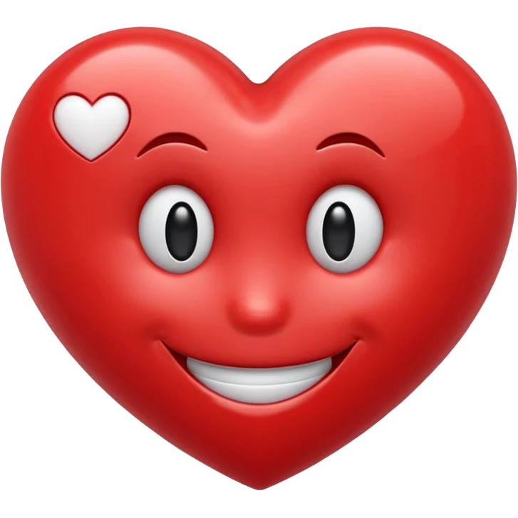 heart with a smiley face emoji